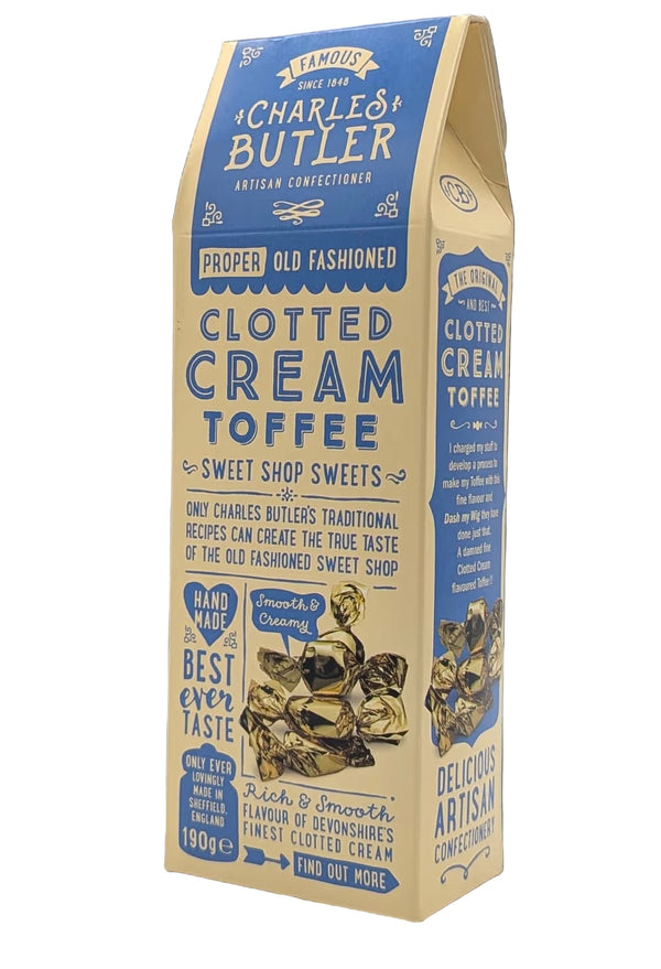 Clotted Cream Toffee – mjuk brittisk fudge, traditionell sötma 190g