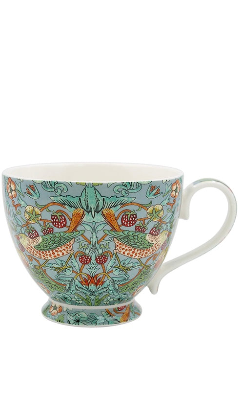 Mayfairmugg Strawberry Thief Green - William Morris
