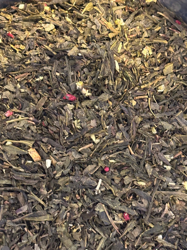 Raspberry Shamrock - grönt te med hallon och lakrits