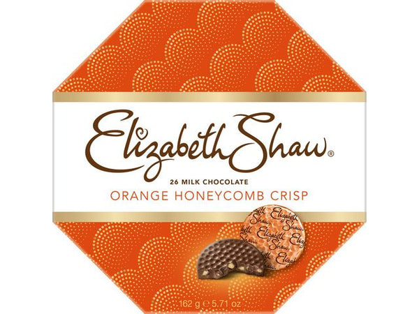 Elisabeth Shaw Orange Honeycomb Crisps 162g