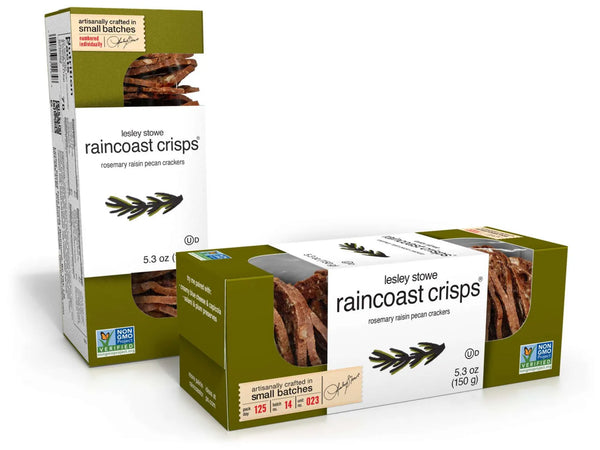 Ostkex rosmarin, russin & pekannöt - Raincoast crisps 150g