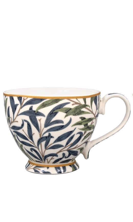 William Morris "Willow Bough" – Mayfairmugg med blågröna bladmotiv