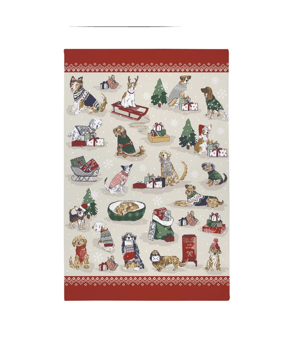 Merry Muts – julig kökshandduk i bomull 74×48 cm