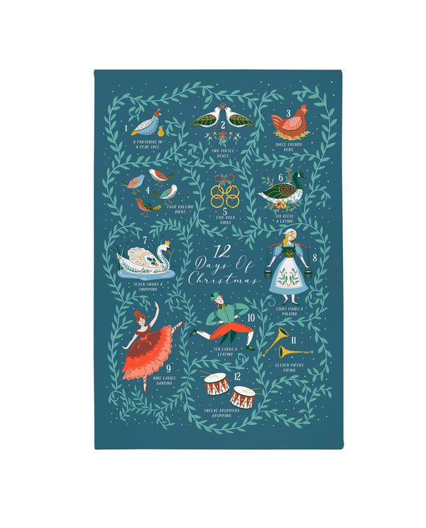 Kökshandduk 12 Days of Christmas