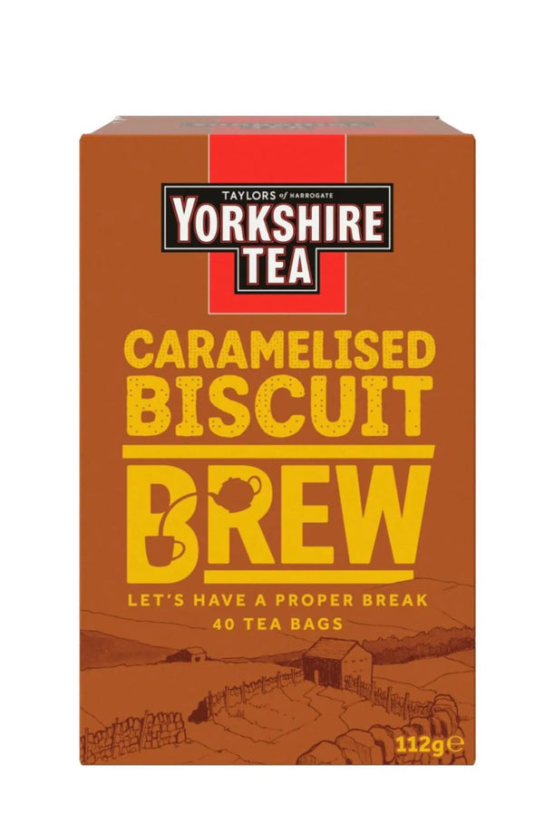 Yorkshire Tea Caramelised Biscuit Brew 40p