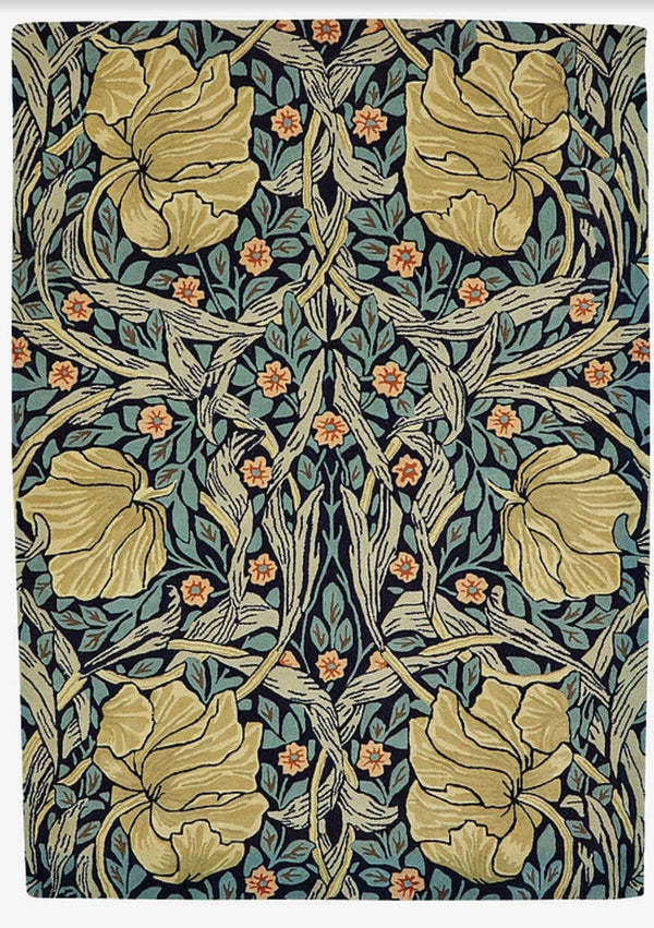 Morris & Co Matta Pimpernel Indigo