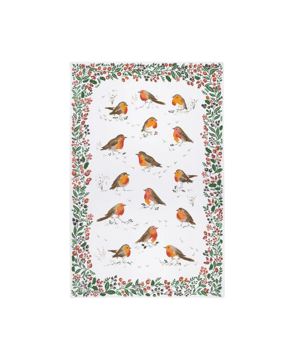 Kökshandduk Robins & Berry Border