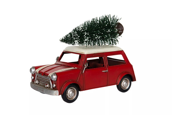 Mini Cooper röd Christmas Tree