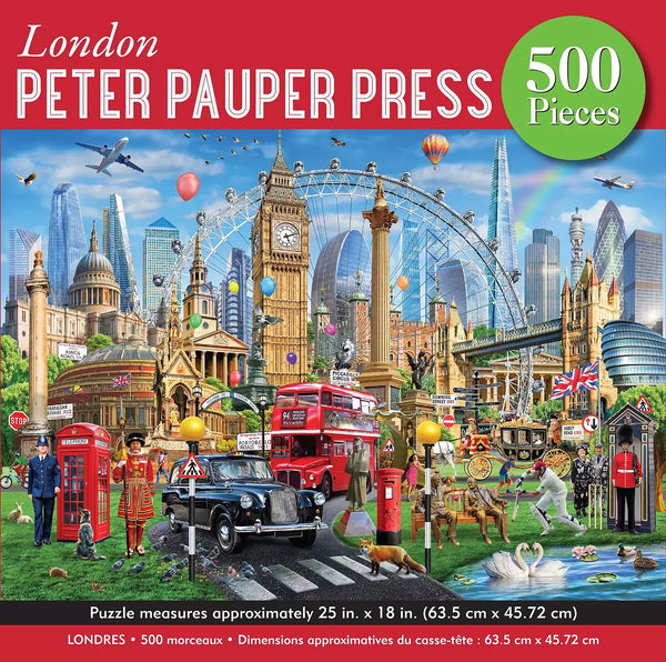 Pussel London – 500 bitar med ikoniska stadslandskap