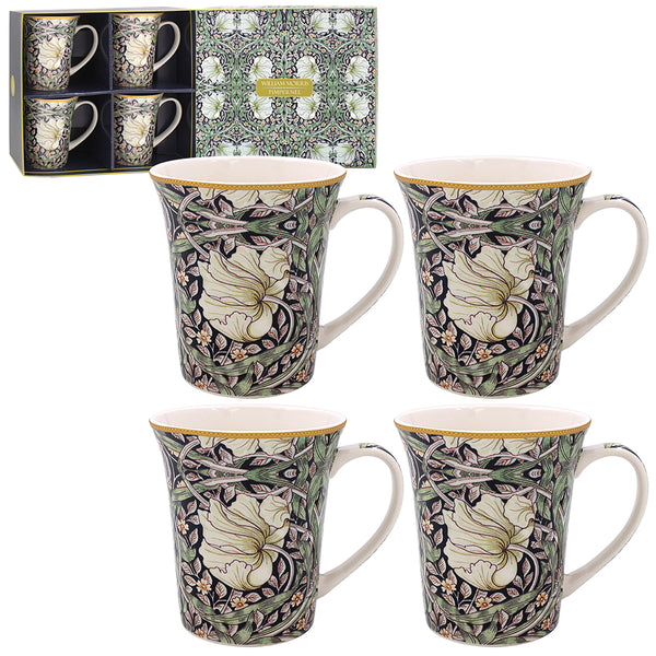 William Morris Muggar – “Pimpernel Midnight” 4-pack i presentbox