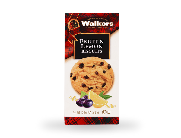 Walkers Fruit & Lemon Biscuits 150g