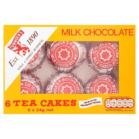 Tea Cakes 6x24g