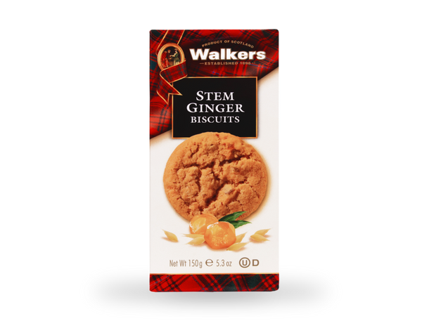 Walkers Stem Ginger Biscuits 150g