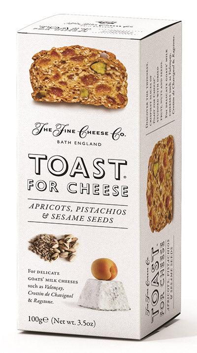 Toast for Cheese 100g - aprikos, pistagenötter & sesamfrön