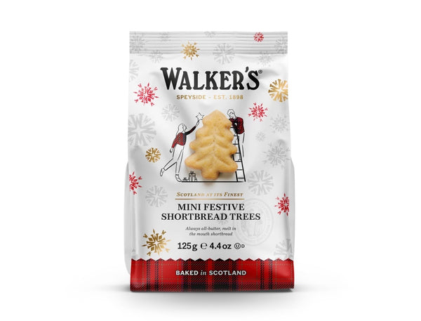 Walkers Mini Festive Shortbread Trees 125g