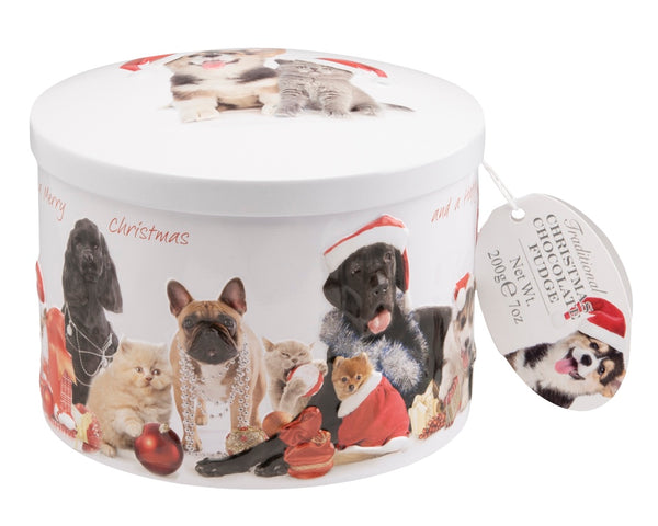 Chokladfudge Christmas Cat & Dog 200g